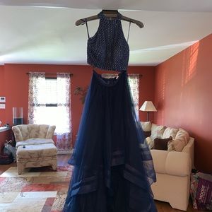 Navy Blue Prom Dress